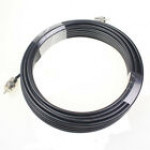 50 ft RG8X coax coaxial UHF PL-259 connectors amateur ham CB radio antenna cable