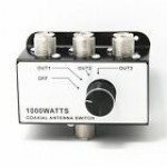 1000 Watt 3 Way Antenna Coaxial Switch for CB 10 Meter Ham Radio