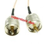 UHF PL-259 Male to UHF PL259 Male Plug crimp lot pigtail RG316 Jumper RF Cable