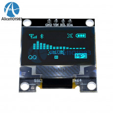 0.96" I2C IIC Serial 128X64 128*64 Blue OLED LCD